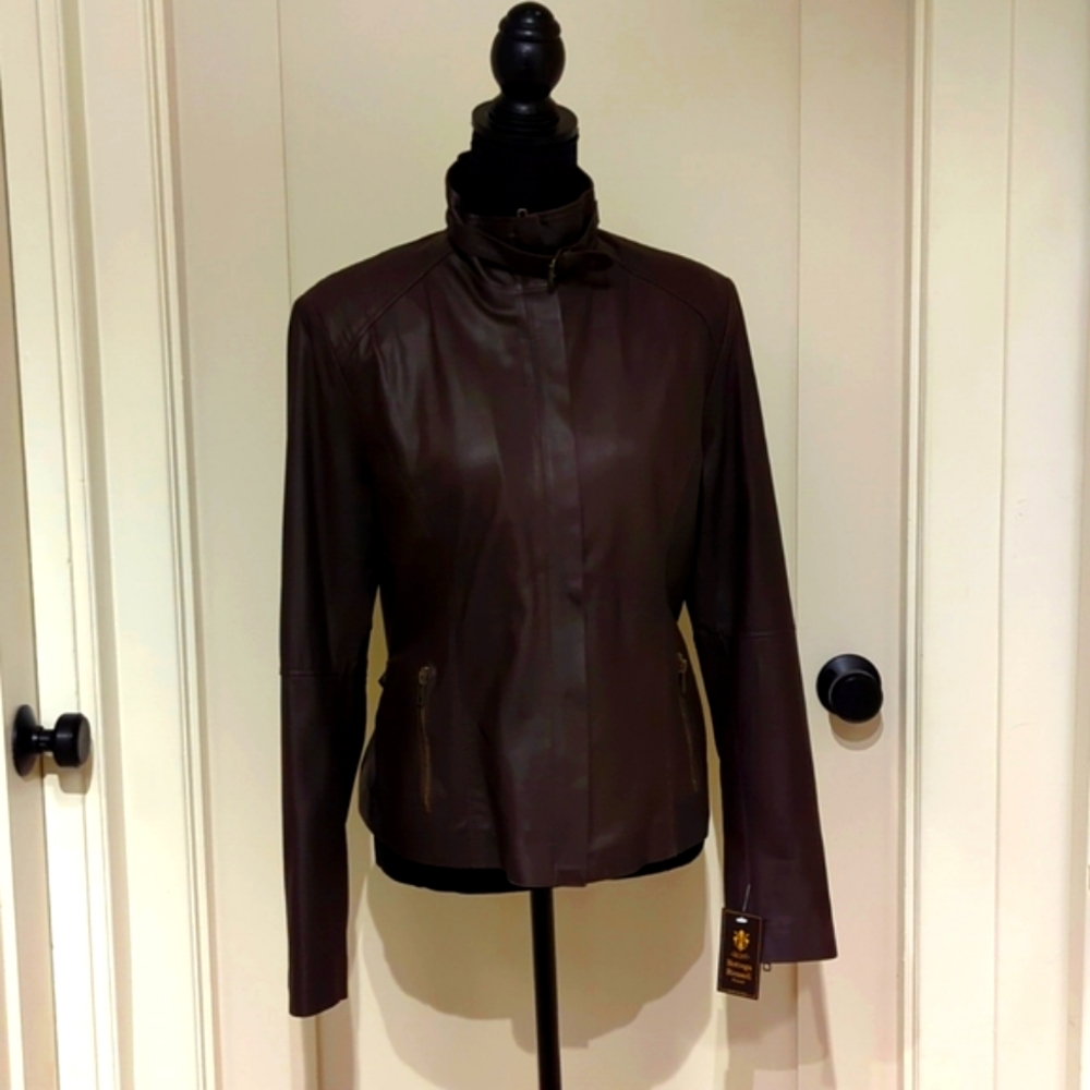 Bottega Ricasoli Leather Jacket IT46